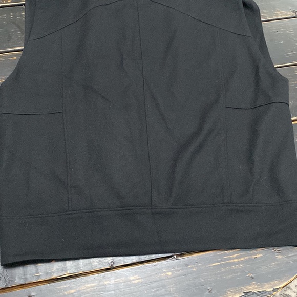 Helmut Lang Sonar Wool Vest w/ Asymmetrical Zipper Front and Side Slide Pockets - Picture 12 of 16